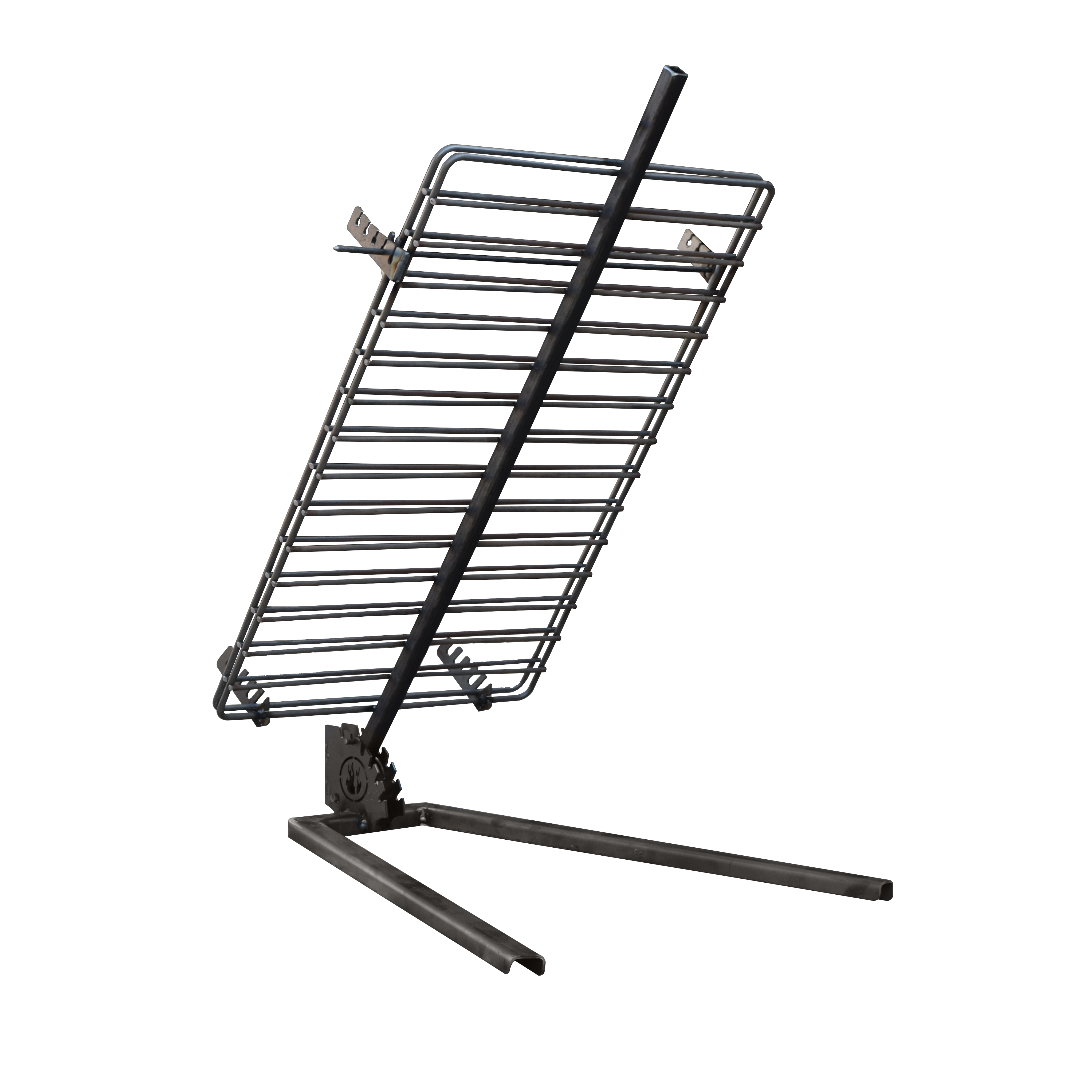 Ground base Clamp rack grill